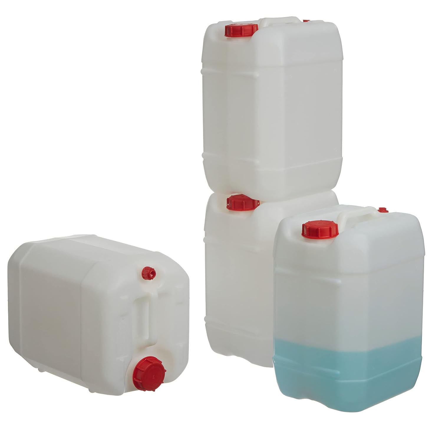 Food Storage Handling - 5 Gallon Stackable Plastic Carboy Container,
