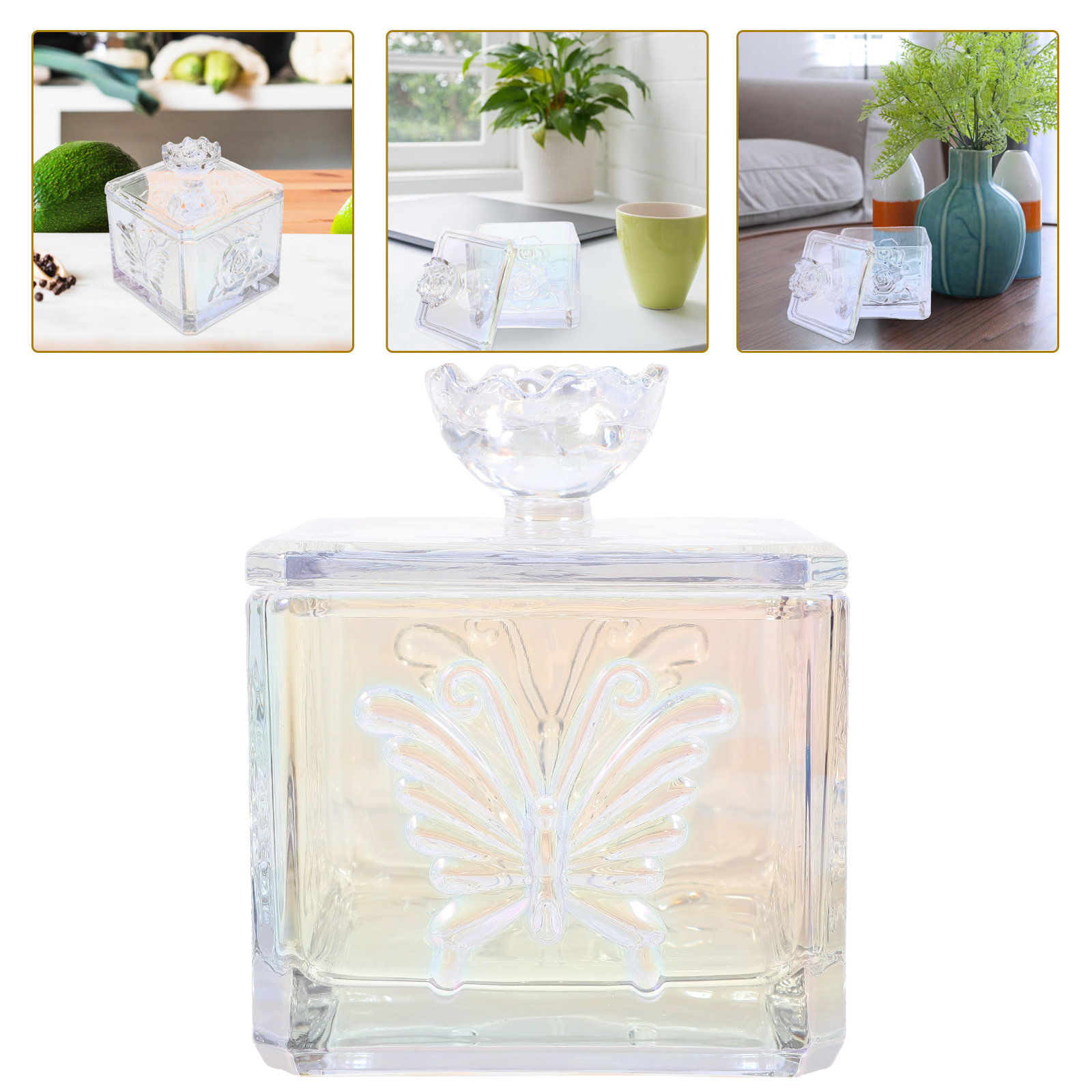 Food Storage Glass Containers Large - Glass Food Storage Jar with Airtight