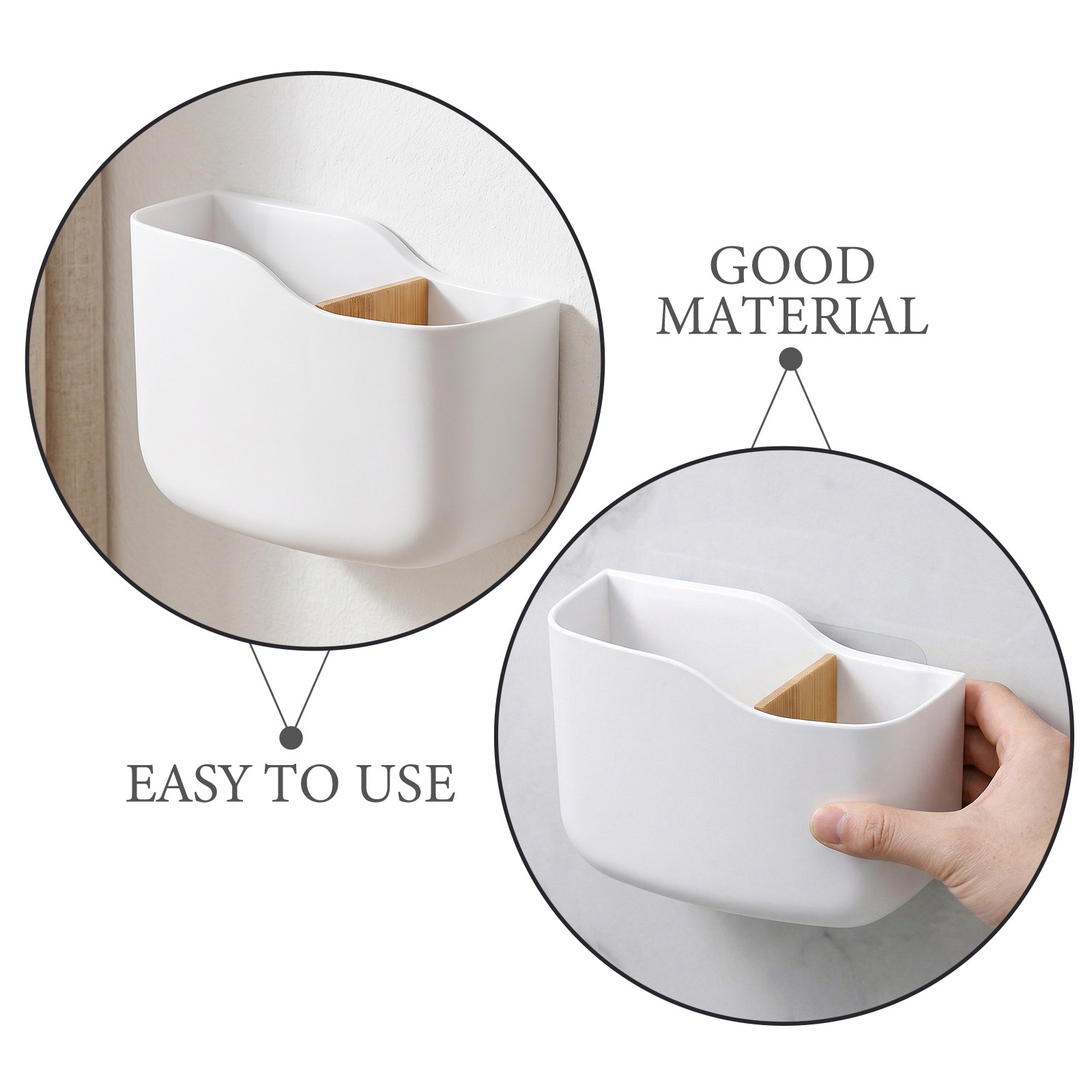 3Pcs Remote Control Holder Wal - Food Storage Box Plastic recension och pris
