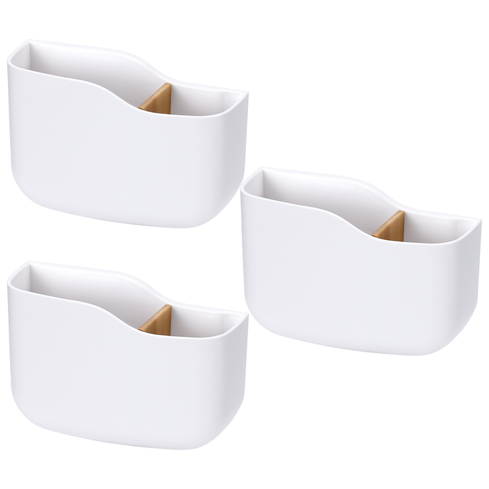 3Pcs Remote Control Holder Wal - Food Storage Box Plastic recension och pris