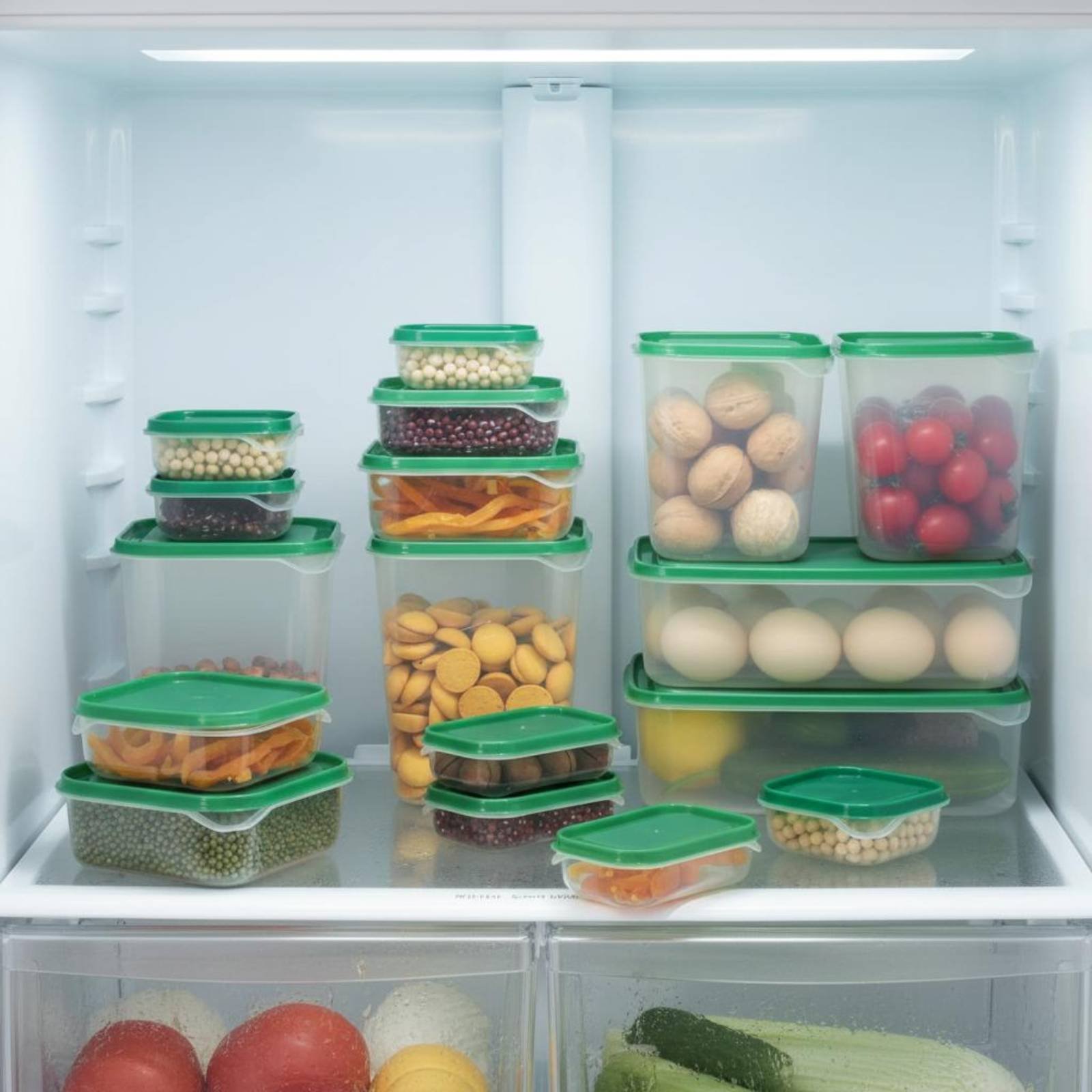 17 Pieces Fridge Storage Box S - Food Storage Box Plastic recension och pris
