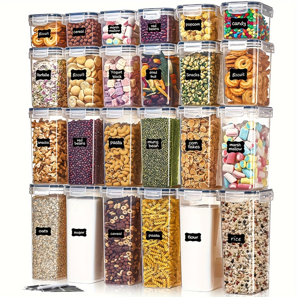 24Pcs Food Storage Containers  - Food Storage Meal Prep recension och pris