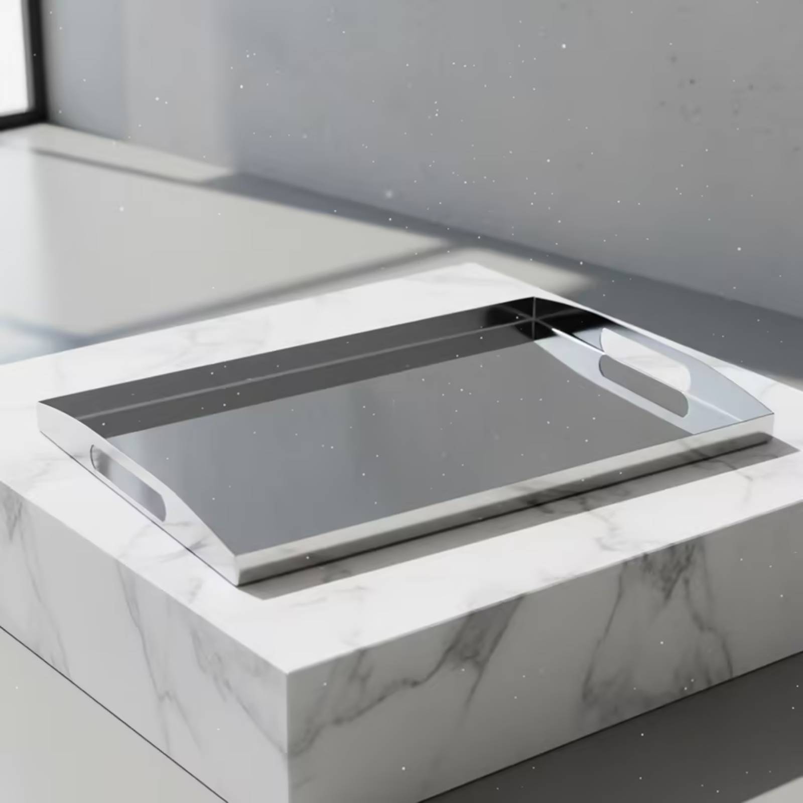 Stainless Steel Tray Mirrored  - Food Storage Handling recension och pris