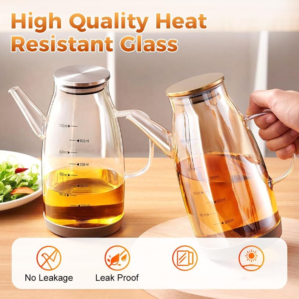 Food-grade Oil Dispenser Bottl - Food Storage Glass Containers Large recension och pris