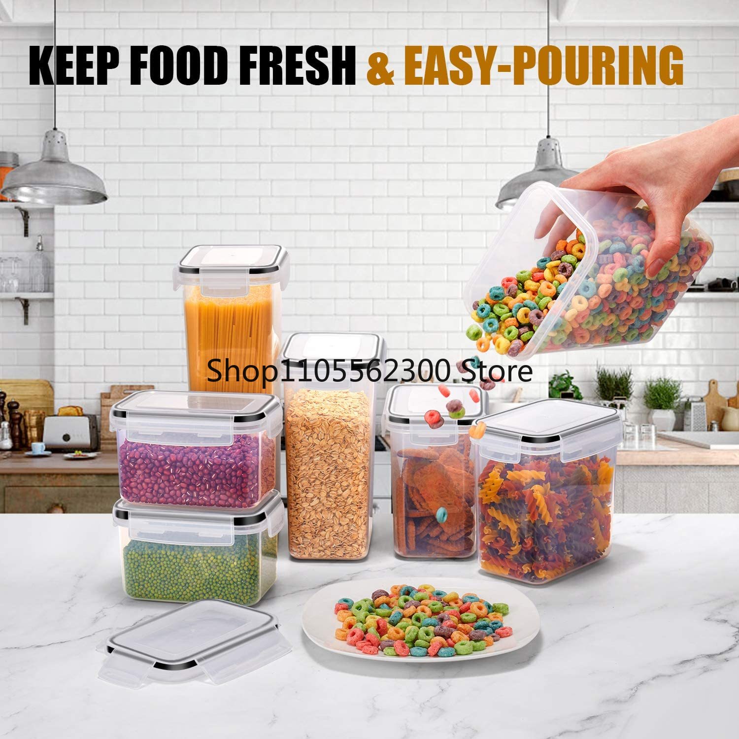 Kitchen 7pcs Food Containers S - Food Storage Kitchen Container Set recension och pris