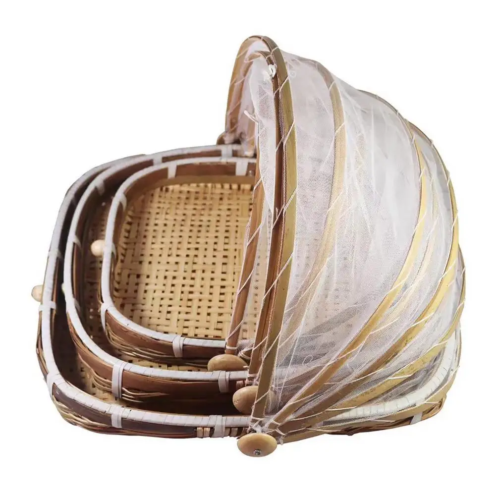 Hand-Woven Bamboo Food Serving - Bread Box Bamboo recension och pris