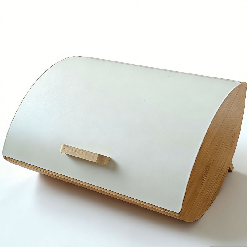 Bamboo cover bread box, househ - Bread Box Bamboo recension och pris