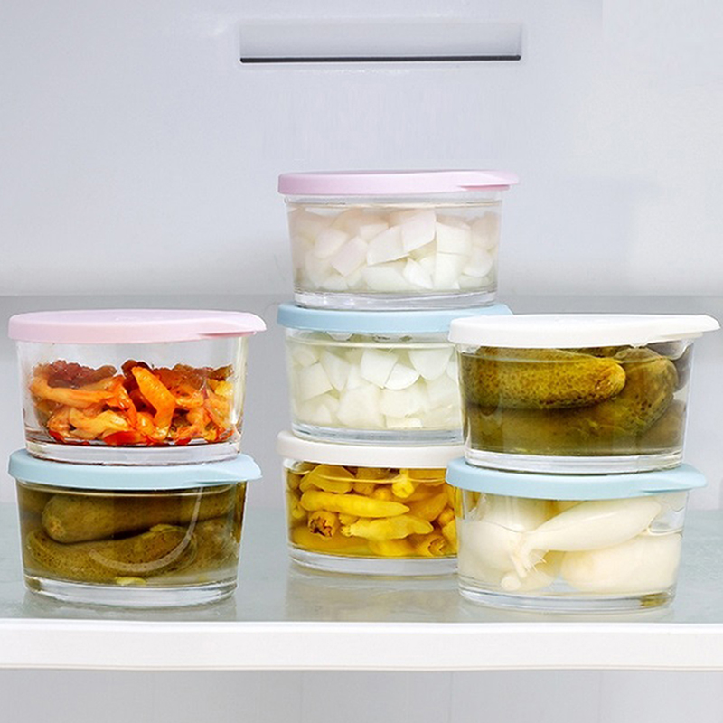 ●Microwave Safe Round Food Sto - Food Storage Glass Containers recension och pris