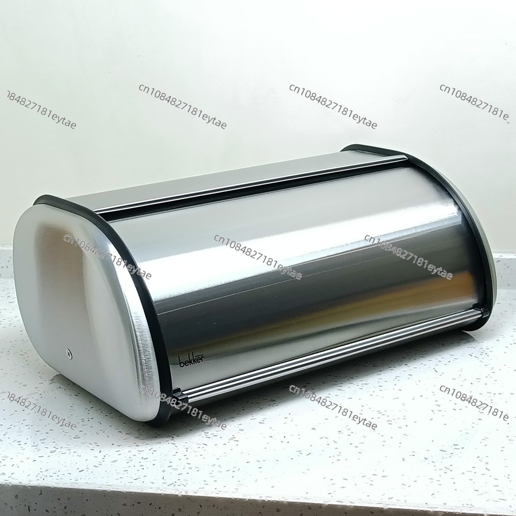 Galvanized Iron Bread Box with - Bread Box Bamboo recension och pris