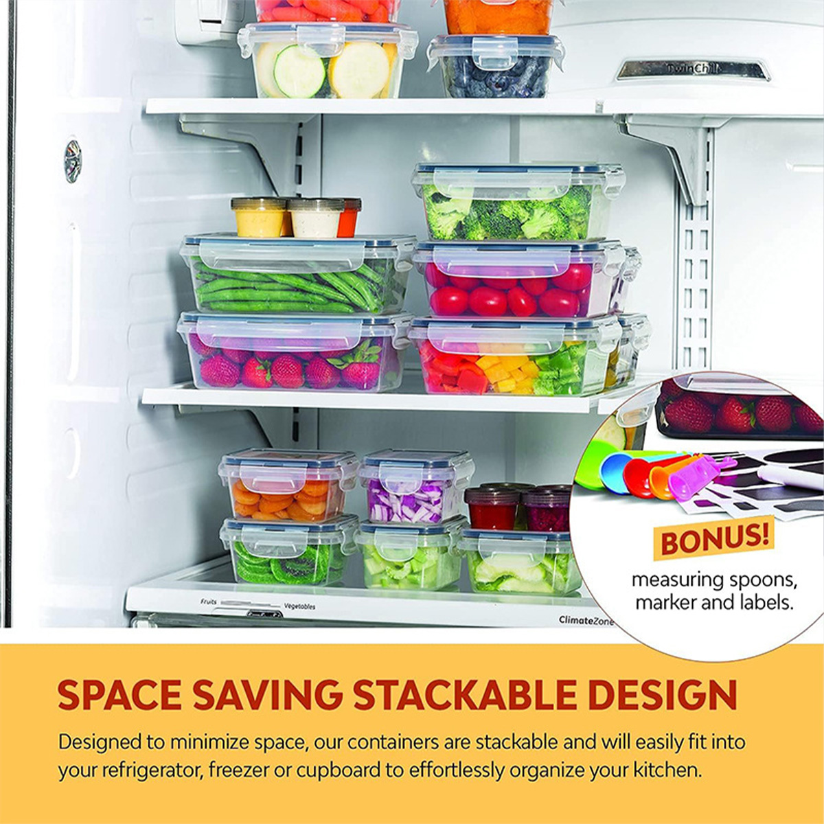 24Pcs/set Food Storage Box Set - Food Storage Kitchen Container Set recension och pris