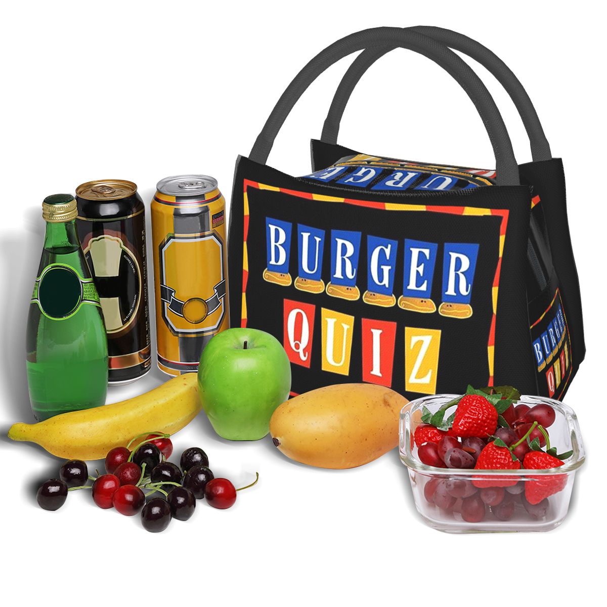 Burger Quiz New Logo Insulated - Food Storage Quiz recension och pris
