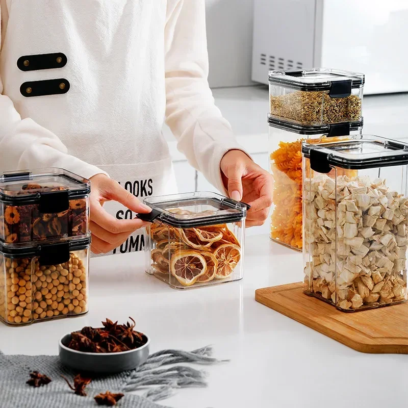 460-1800ml Sets Stackable Kitc - Food Storage Kitchen Container Set recension och pris