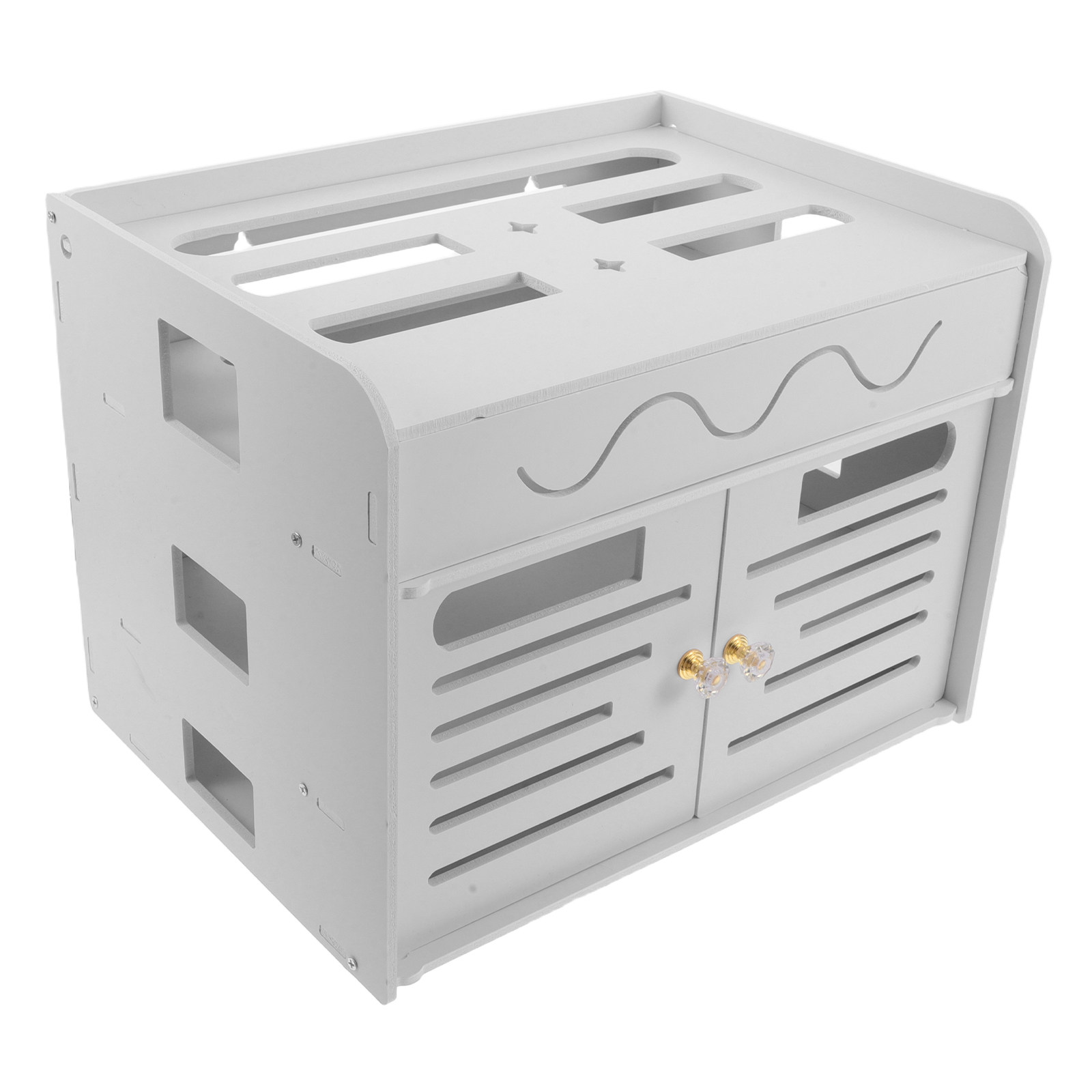 3-Layer WiFi Router Storage Bo - Food Storage Box Plastic recension och pris
