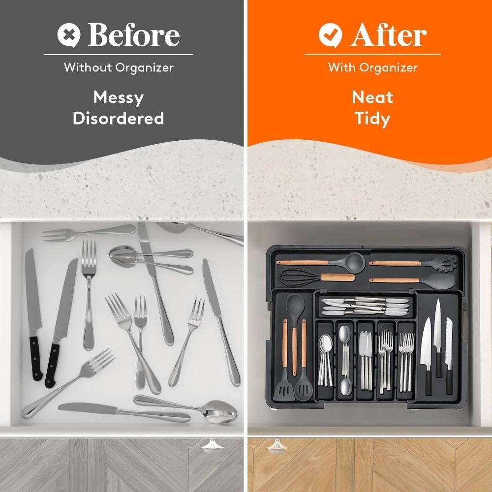 Retractable Drawer Storage Tra - Food Storage Drawers recension och pris
