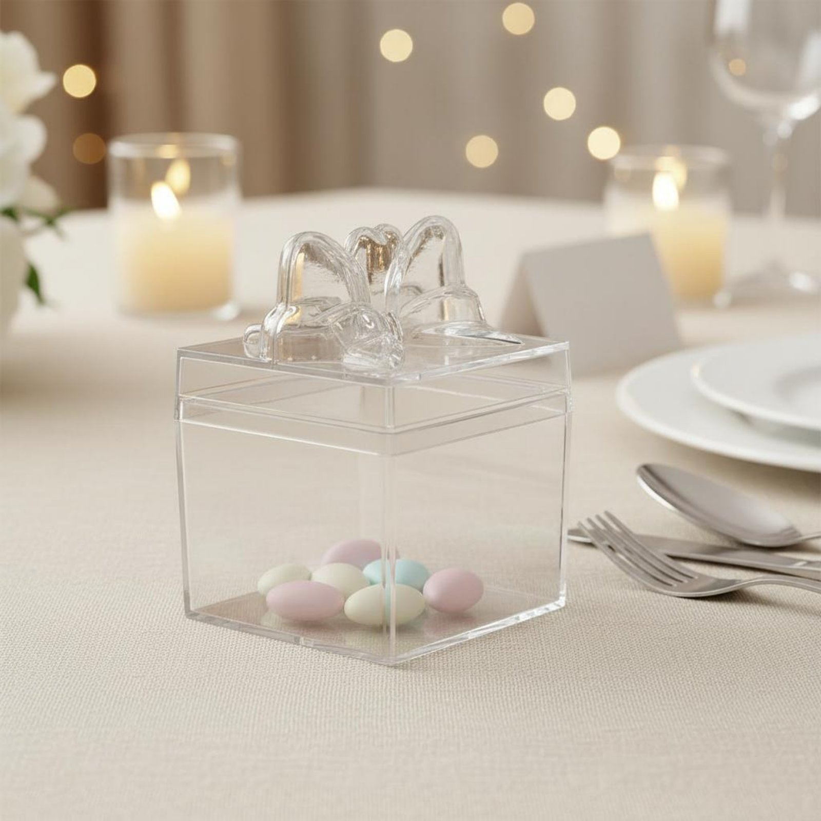 Clear Plastic Candy Box with R - Food Storage Box Plastic recension och pris