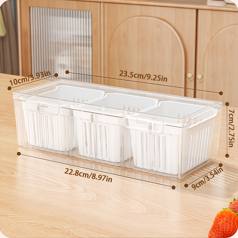 1 Set of Kitchen Refrigerator  - Food Storage Kitchen Container Set recension och pris