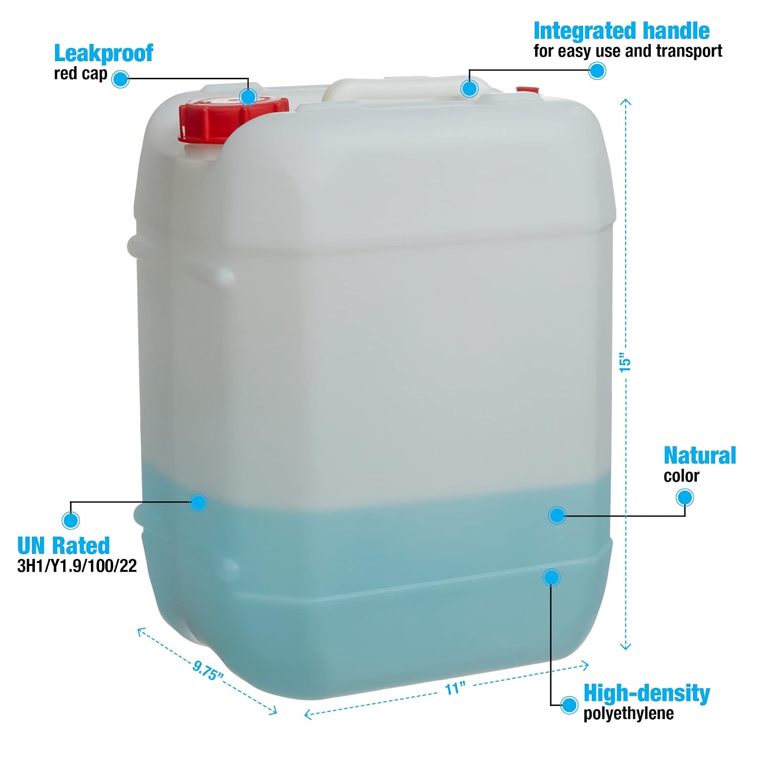 5 Gallon Stackable Plastic Car - Food Storage Handling recension och pris