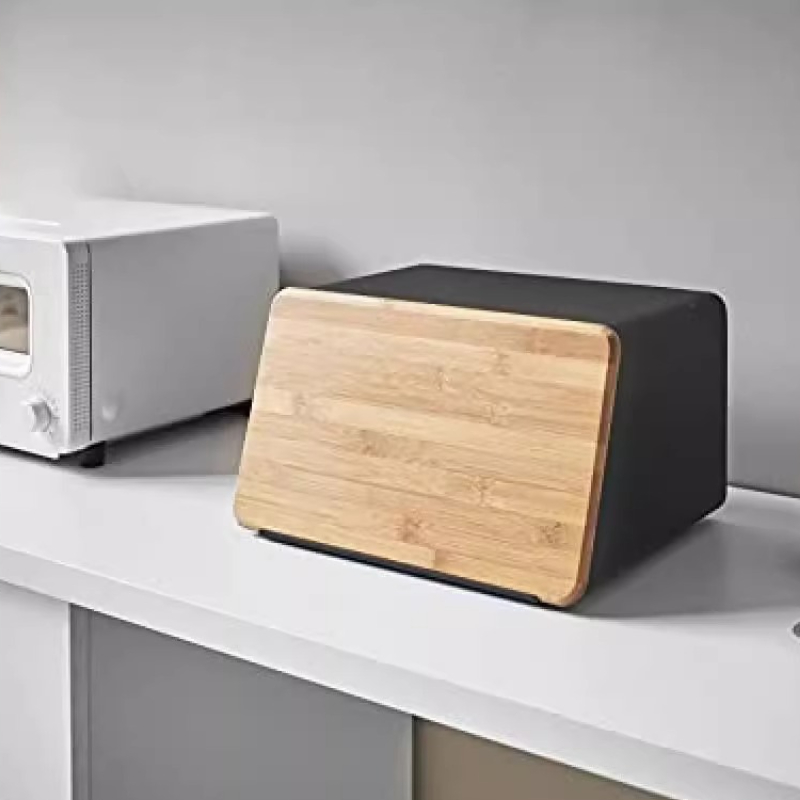 Bamboo Bread Box for Kitchen S - Bread Box Bamboo recension och pris