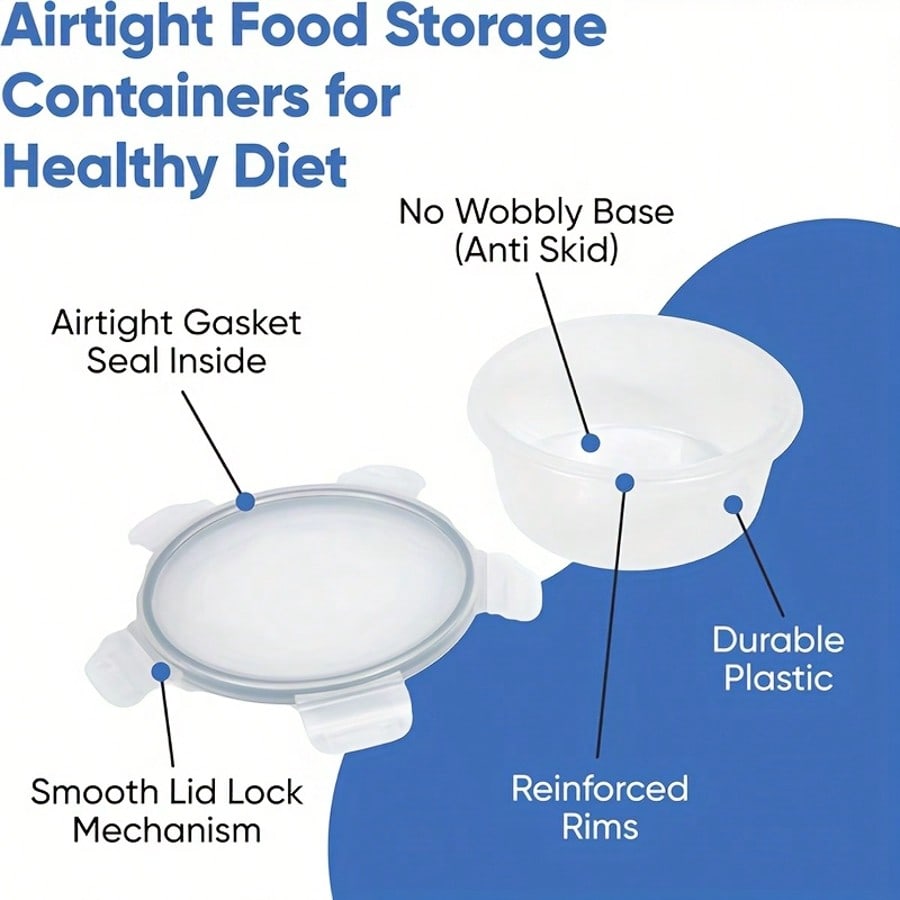 24‑Piece Meal Prep Food Contai - Food Storage Meal Prep recension och pris