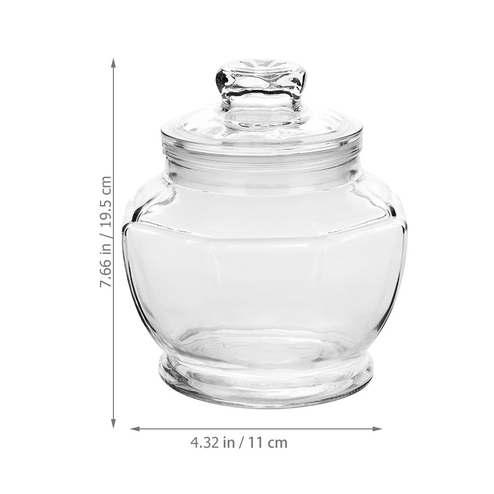 Large Capacity Sealed Glass St - Food Storage Glass Containers Large recension och pris