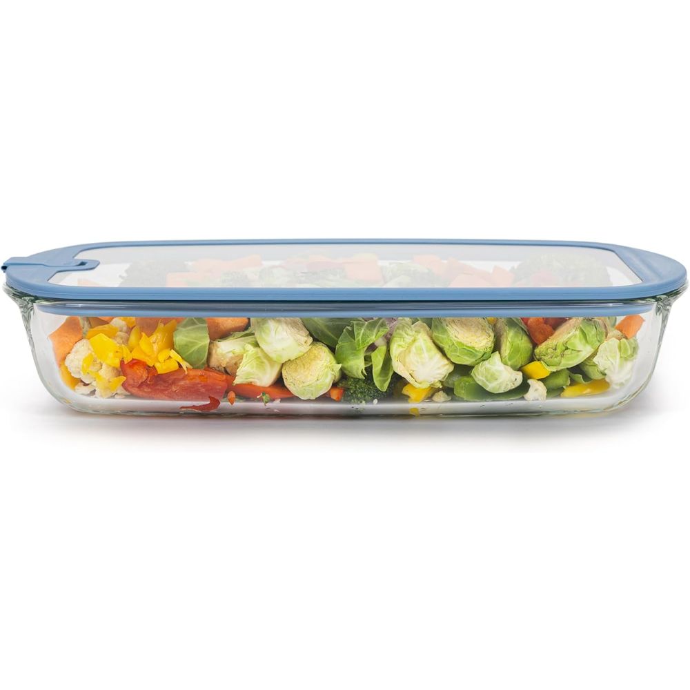 9x13 Glass Baking Dish with Gl - Food Storage Glass Containers Large recension och pris