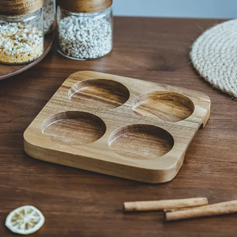 Wood Lid Orgnizer Glass Airtig - Food Storage Kitchen Container Set recension och pris