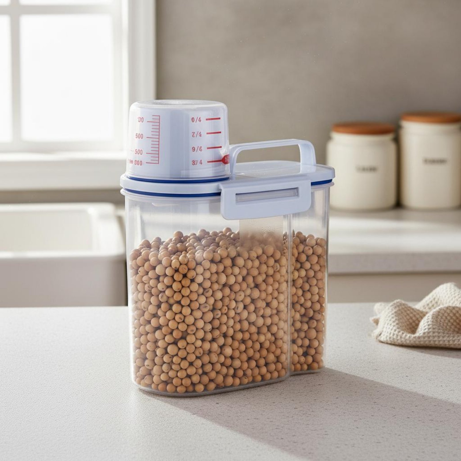 Rice Storage Container Moistur - Food Storage Dispenser recension och pris