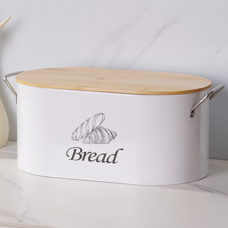 1pc Modern Bread Box With Bamb - Bread Box Bamboo recension och pris