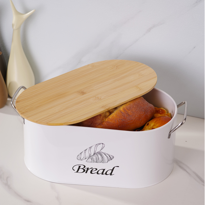 1pc Modern Bread Box With Bamb - Bread Box Bamboo recension och pris