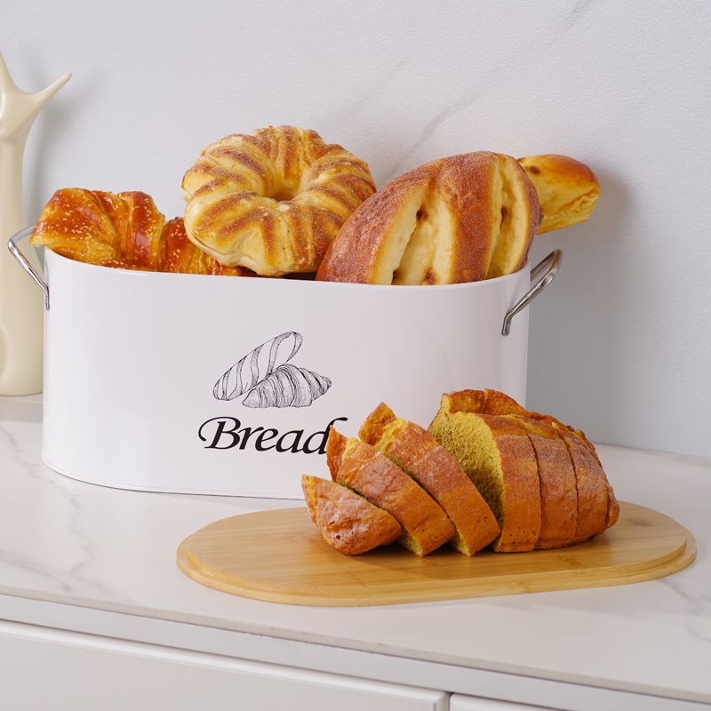 1pc Modern Bread Box With Bamb - Bread Box Bamboo recension och pris