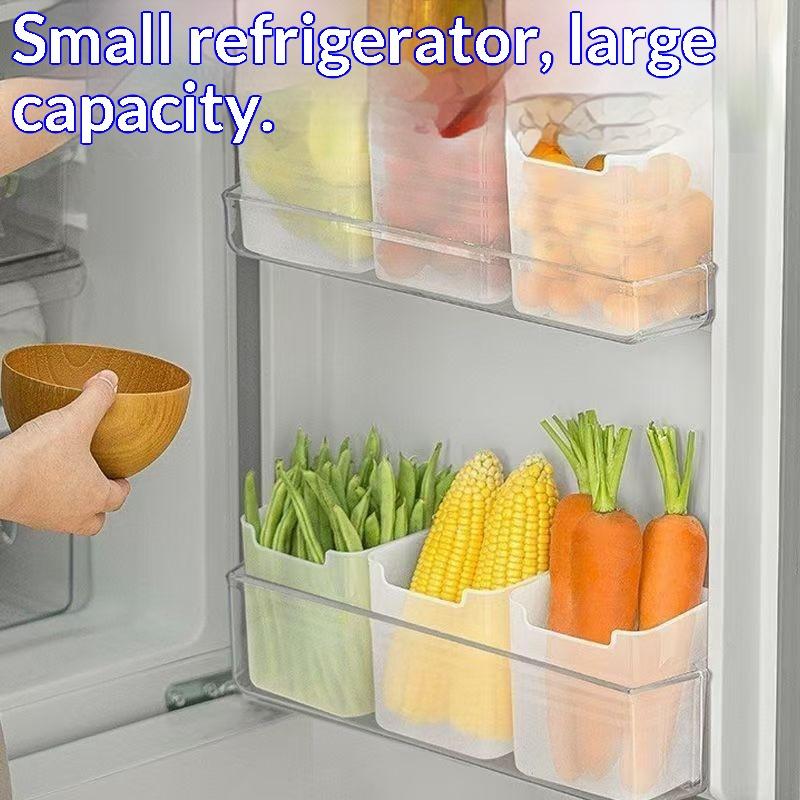 4Pcs Food Grade Refrigerator S - Food Storage Box Plastic recension och pris