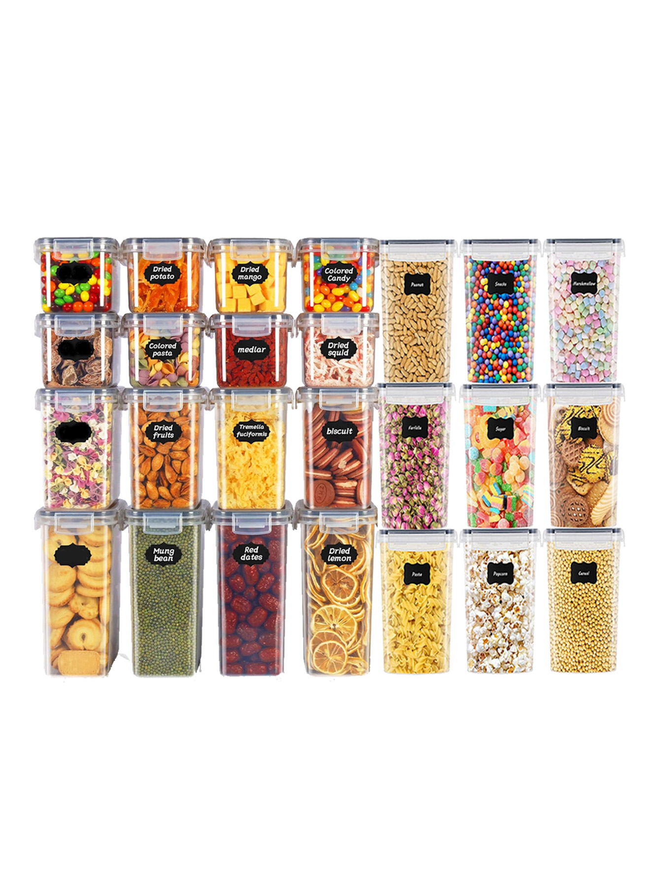 48pcs, Sealed Food Storage Con - Food Storage Meal Prep recension och pris