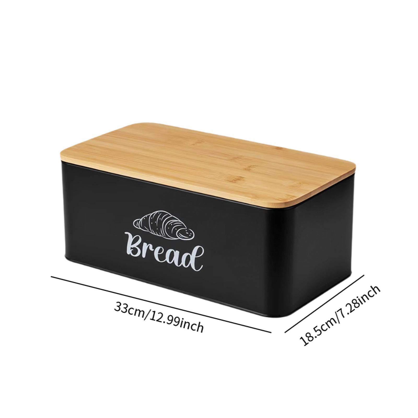 Bread Keeper Storage Bin Durab - Bread Box Bamboo recension och pris