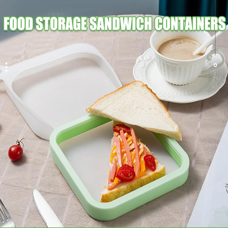 Silicone Sandwich Toast Bento  - Food Storage Handling recension och pris