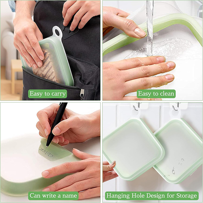 Silicone Sandwich Toast Bento  - Food Storage Handling recension och pris