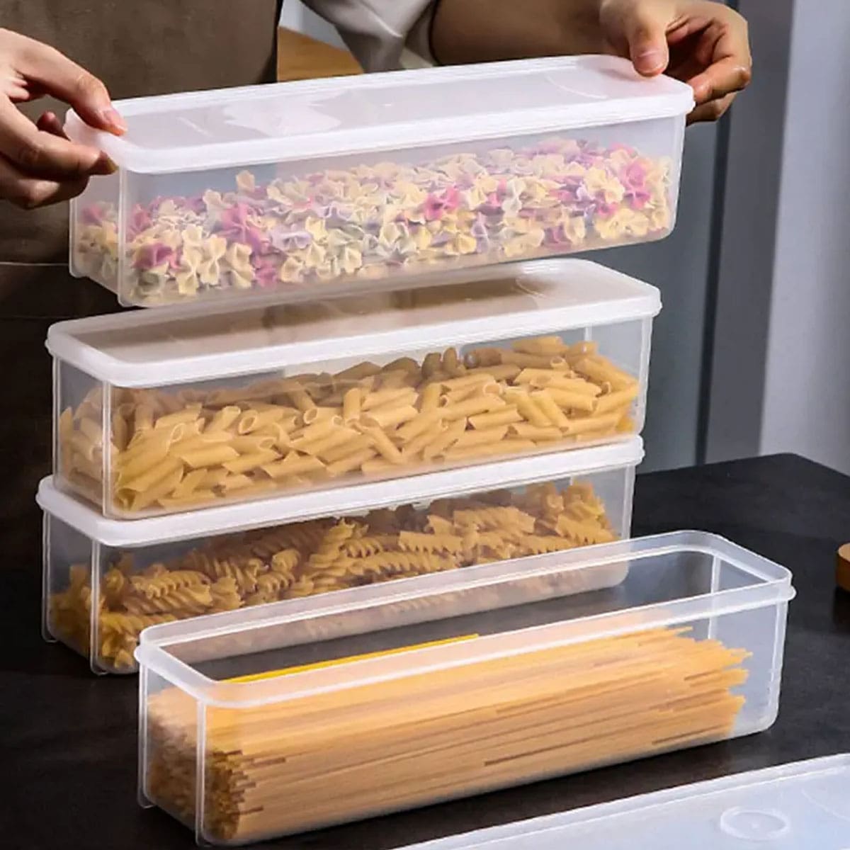 1 Plastic Transparent Storage  - Food Storage Box Plastic recension och pris