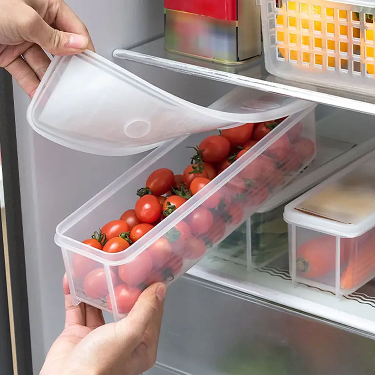 1 Plastic Transparent Storage  - Food Storage Box Plastic recension och pris