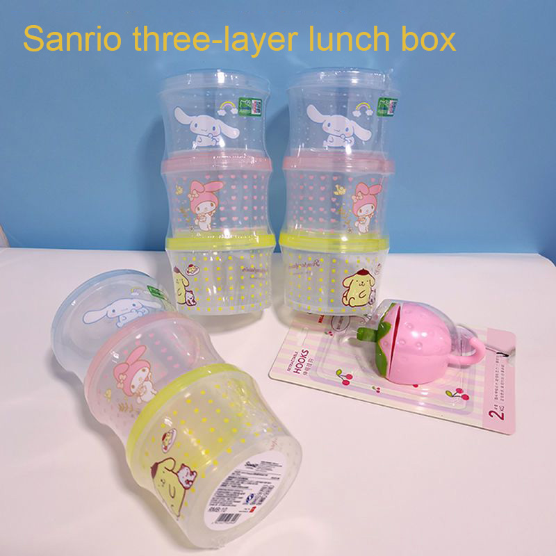 Kitty Bento Box Set 3 Pieces C - Food Storage Kitchen Container Set recension och pris