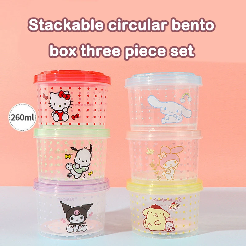 Kitty Bento Box Set 3 Pieces C - Food Storage Kitchen Container Set recension och pris