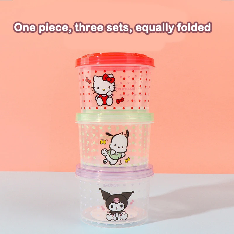 Kitty Bento Box Set 3 Pieces C - Food Storage Kitchen Container Set recension och pris